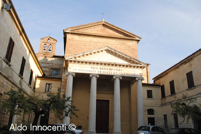 CASTELNUOVO BERARDENGA: CHIESA DEI SS. GIUSTO E CLEMENTE 2' IMMAGINE